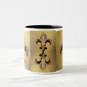 Mok voor drukwerk van Golden Fleur de lis