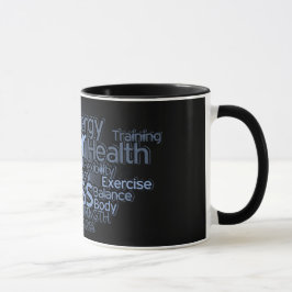 Mok voor een persoonlijk trainer of fitnesscentrum