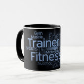 Mok voor een persoonlijk trainer of fitnesscentrum (Voorkant links)