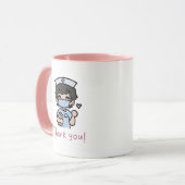 Mok voor een speciale verpleegkundige 3 (Voorkant links)