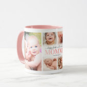 mok voor eerste Moederdag fotocollage (Voorkant links)