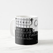 Mok voor elektrische gitaarkoffie (Voorkant links)