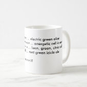 Mok voor elektrische ingenieur Riddle (Voorkant rechts)