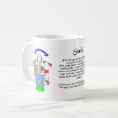 Mok voor familiecrest Szabo (Voorkant links)