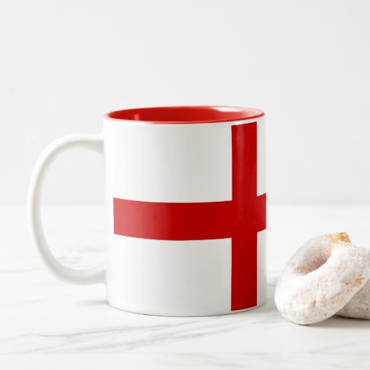 Mok voor fans in Engeland (Met donut)