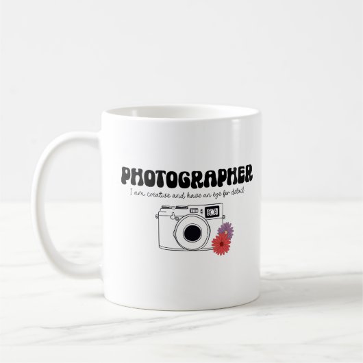 Mok voor fotografe koffie (Links)