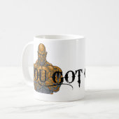 Mok voor gamerkleurengamer (Voorkant links)