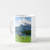 Mok voor gebergte schilderen (Voorkant links)