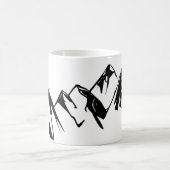 Mok voor gebergte, zwart en wit (Center)
