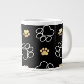 Mok voor gedrukte koffie pauw (Voorkant rechts)