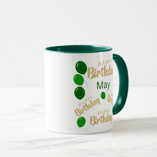 Mok voor gefeliciteerde verjaardag (Voorkant rechts)