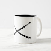 Mok voor gekruiste Katana Swords (Voorkant rechts)