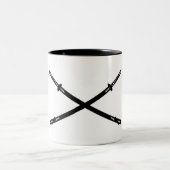 Mok voor gekruiste Katana Swords (Center)