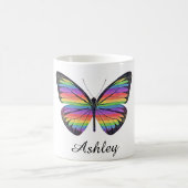 Mok voor gepersonaliseerde butterfly-koffie (Center)