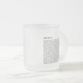 Mok voor gepersonaliseerde publicatie van glas (Voorkant rechts)