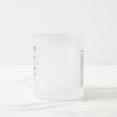 Mok voor gepersonaliseerde publicatie van glas (Center)