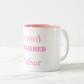 Mok voor gepubliceerde auteur (Voorkant rechts)