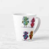 Mok voor geschenken (Kleurrijke grillen 01) (Rechterhoek)