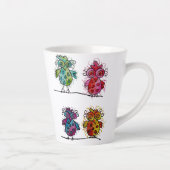 Mok voor geschenken (Kleurrijke grillen 01) (Rechts)