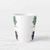 Mok voor geschenken (Kleurrijke grillen 01) (Voorkant)