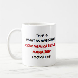 mok voor geweldige communicatiemanager