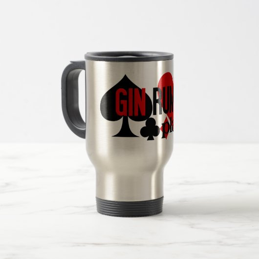 Mok voor Gin Rummy Player (Voorkant links)