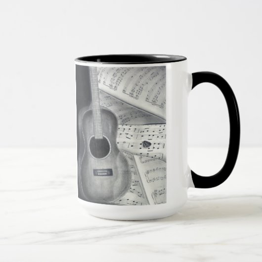 Mok voor gitaar & vel muziek (Rechts)