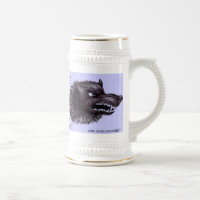 Mok voor grappig bier van Werewolf