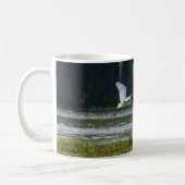 Mok voor Great White Egret Flying Coffee (Links)
