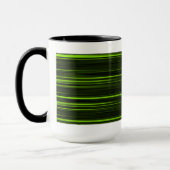 Mok voor groene en zwarte retro (Links)