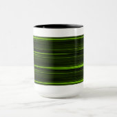 Mok voor groene en zwarte retro (Midden)