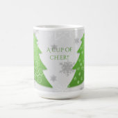 Mok voor groene kerstboomkoffie (Center)