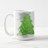 Mok voor groene kerstboomkoffie (Links)