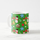 Mok voor groene kerstkoekjes (Voorkant links)