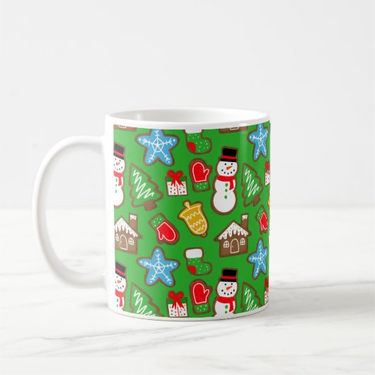 Mok voor groene kerstkoekjes (Links)