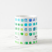 Mok voor groene koffie van gepersonaliseerde leraa (Center)