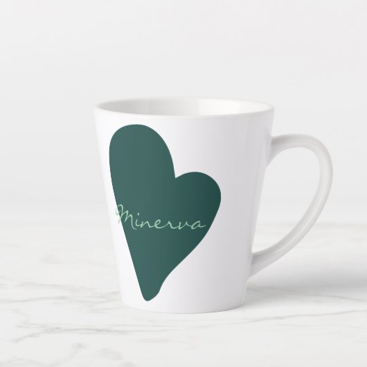 Mok voor groene latte sociale werknemers (Rechts)