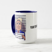 Mok voor grote combinaties van stemmen voor Trump (Voorkant links)