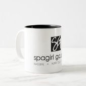 Mok voor grote spagirl Gourmet Coffee (Voorkant links)