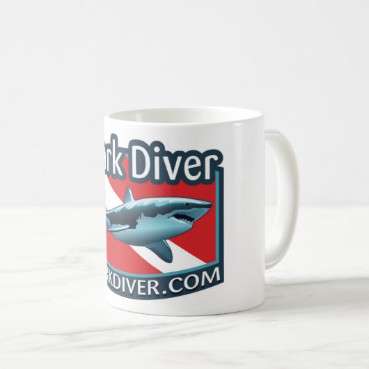 Mok voor haaiduikkoffie. (Voorkant rechts)