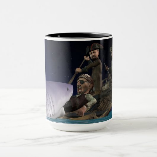 Mok voor haaienaanvallen (Midden)