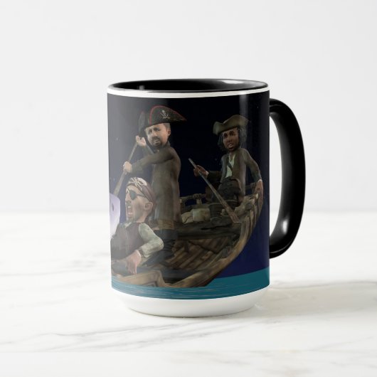 Mok voor haaienaanvallen (Voorkant rechts)