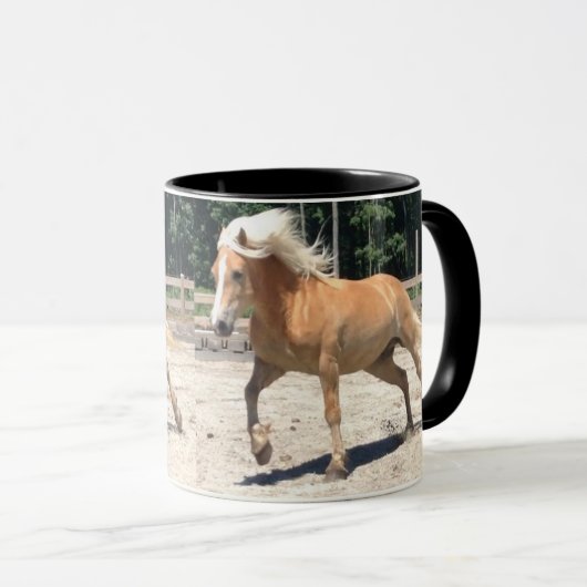 Mok voor Haflinger Horse. (Voorkant rechts)