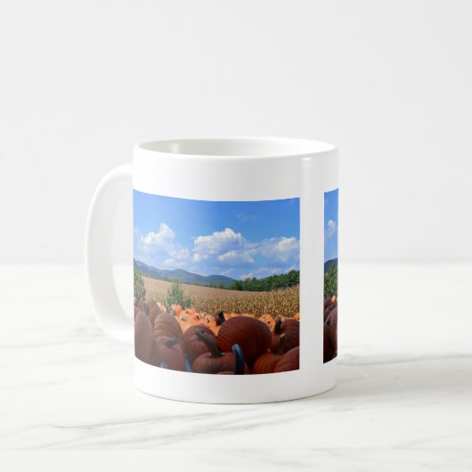 mok - voor halloween of Thanksgiving (Voorkant links)