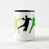 Mok voor handbal met speciale handbalspeler (Center)