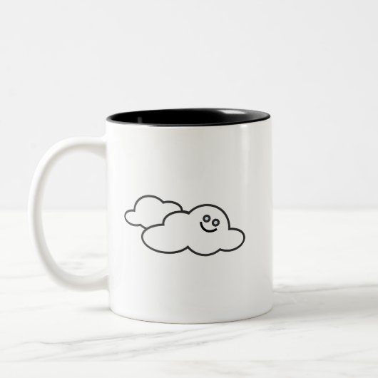 mok voor "Happy Cloud" (tweezijdig) (Links)