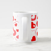 Mok voor hartafdruk koffie (Achterkant)