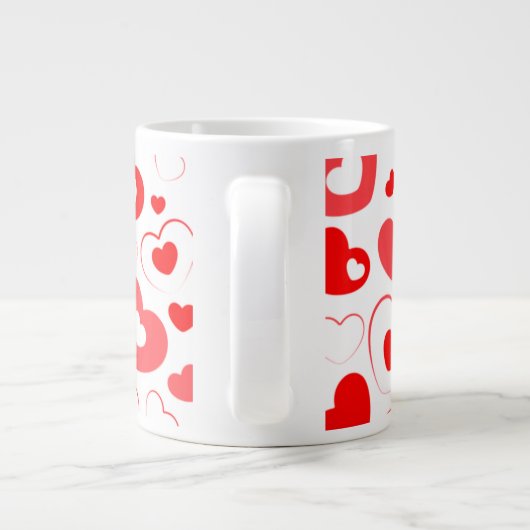 Mok voor hartafdruk koffie (Achterkant)