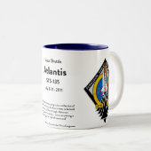 Mok voor herdenking bij ruimtevaart (Voorkant rechts)