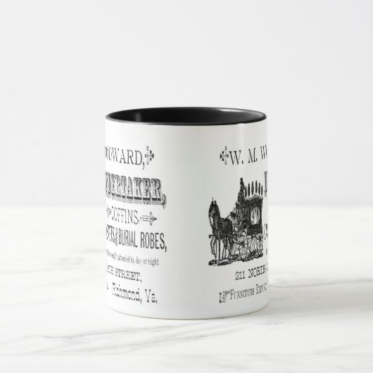 Mok voor het afhalen van koffie en Macabre (Midden)